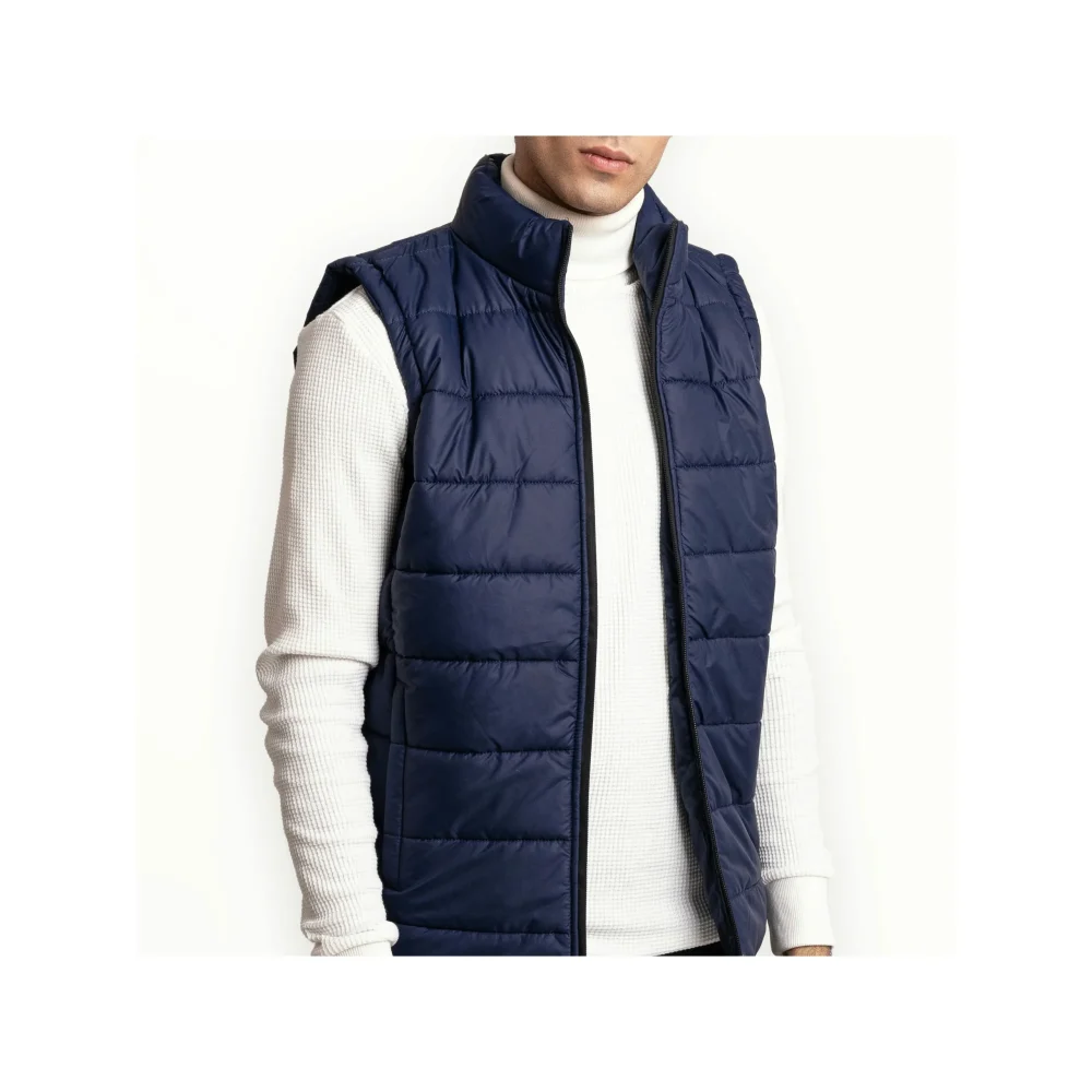 High Quality Classic Work Puffy Sleeveless Jackets Winter Puffer Coats Jackets Men's Women's - Image 5