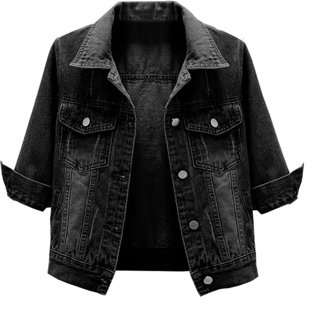 Fashion Women Denim Jacket Slim Fit Outdoor Street Wear Latest Summer Winter High Quality Denim Jackets - Image 5