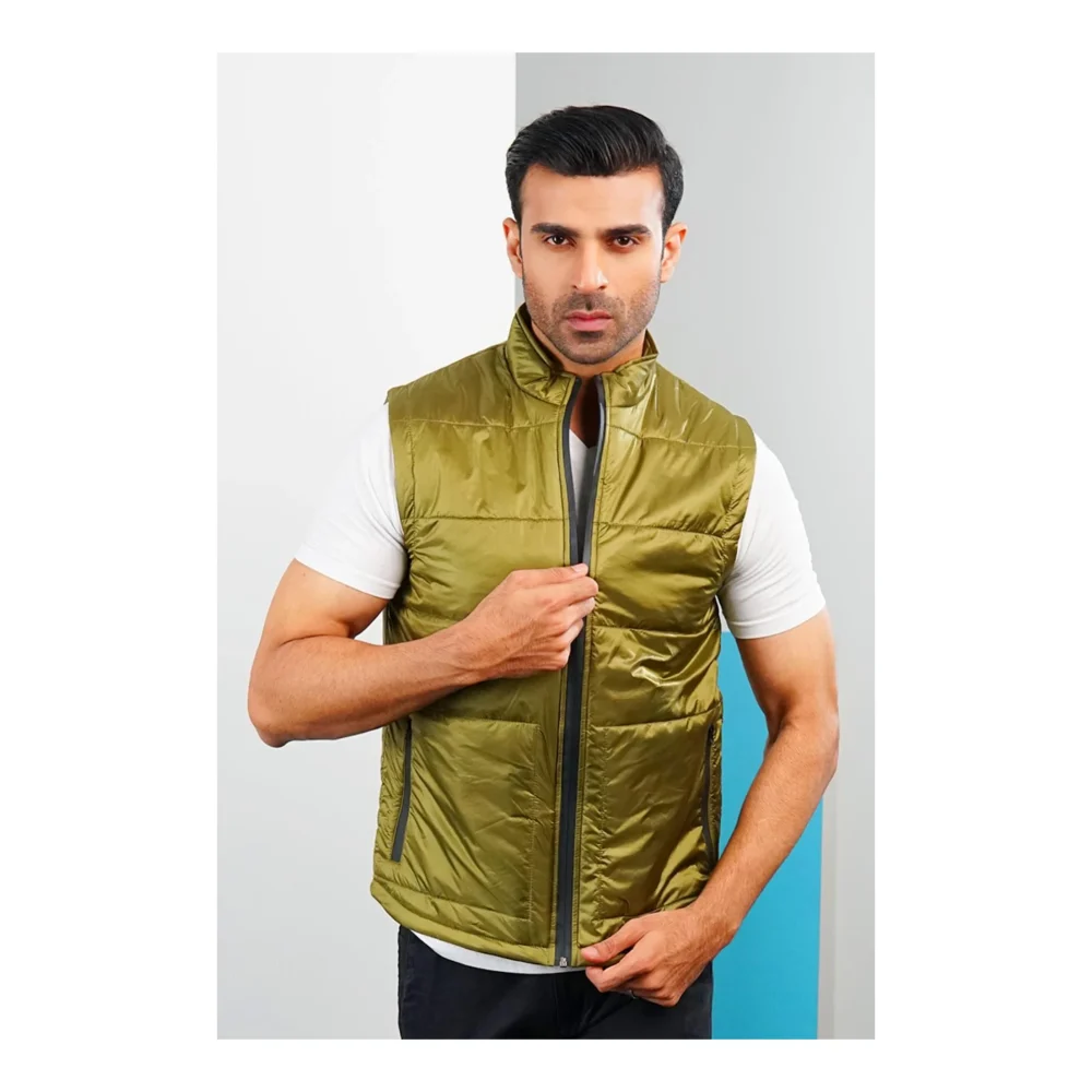 2022 Hot Sale Quilted Sleeveless Vest Down Jackets Winter Men's Puffer Jacket - Image 3